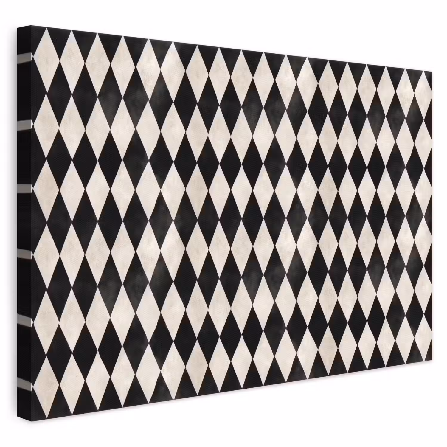 Klassiek - Patroon - Zwart canvas 2cm klein 34 -3d