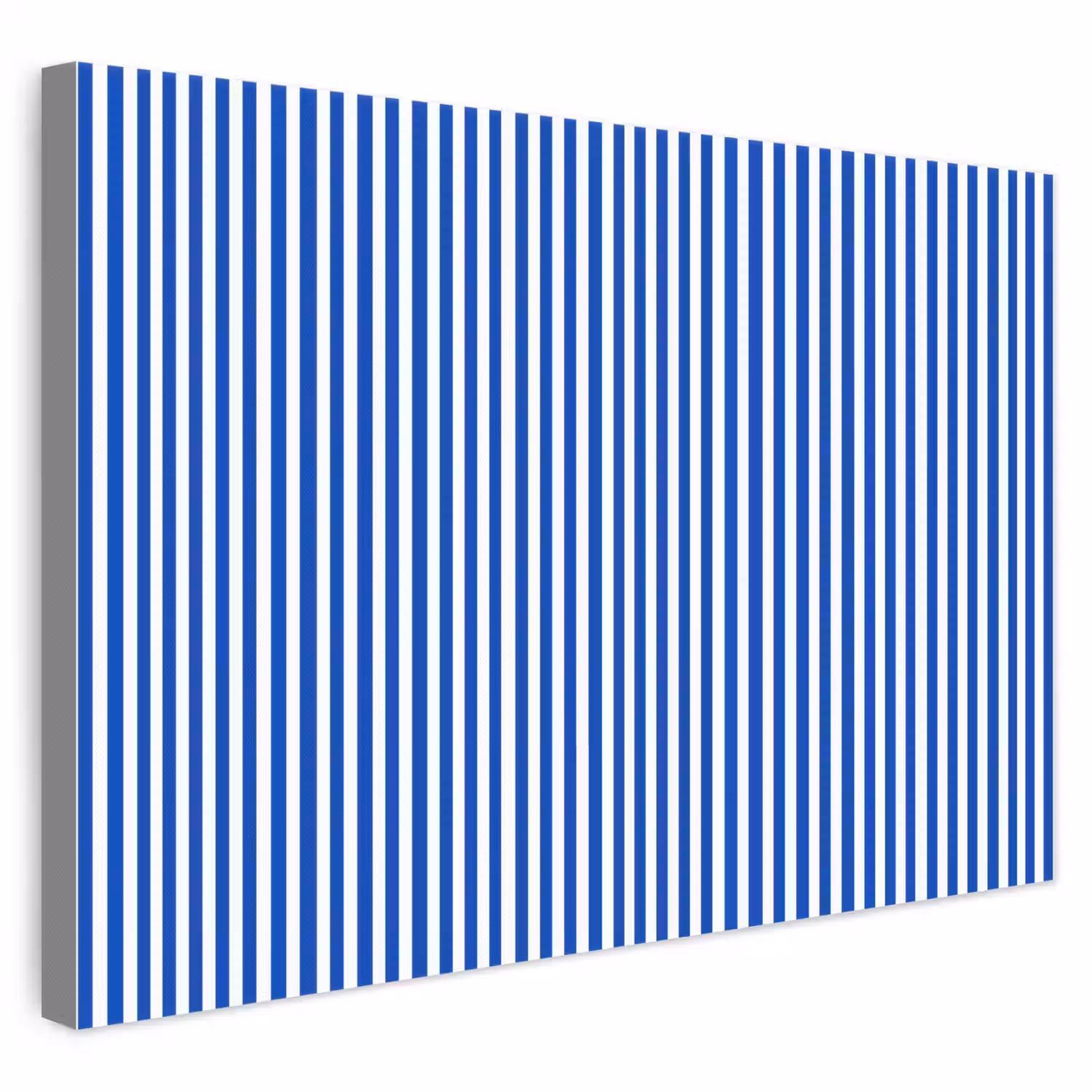 Klassiek - Strepen - Blauw canvas 2cm klein 34 -3d