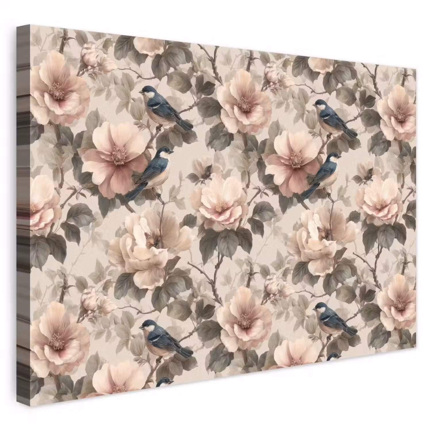 Klassiek - Vogels - Kleurrijk canvas 2cm klein 34 -3d