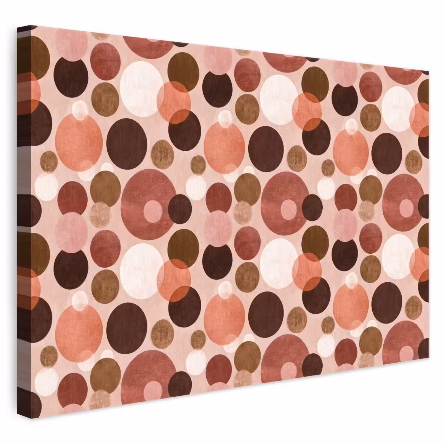 Cirkels - Modern - Kleurrijk canvas 2cm klein 34 -3d