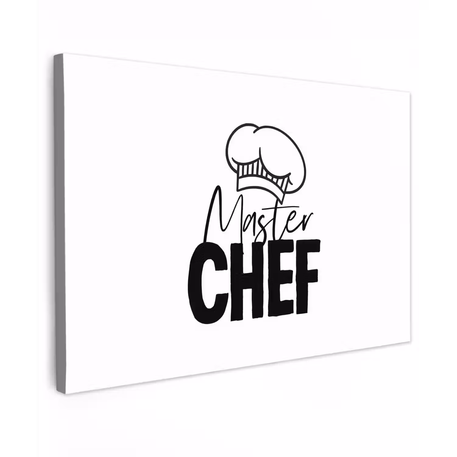 Keuken - Koken - Bakken - Chef - Master Chef - Kok - Tekst canvas 2cm klein -z3d