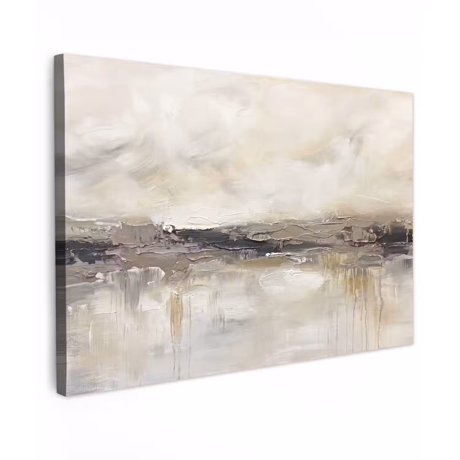 Landschap - Horizon - Natuur - Abstract - Neutraal canvas 2cm klein -z3d