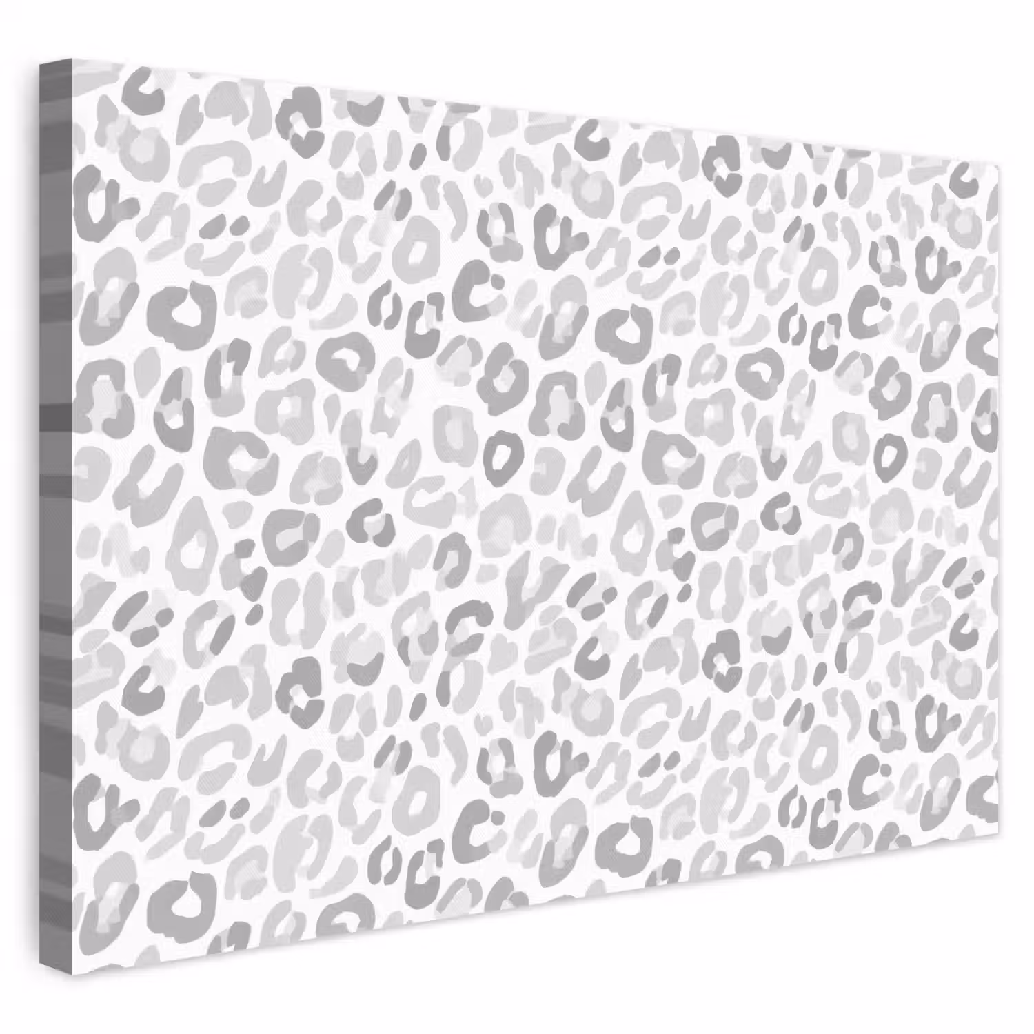 Luipaard - Motief - Grijs canvas 2cm klein 34 -3d