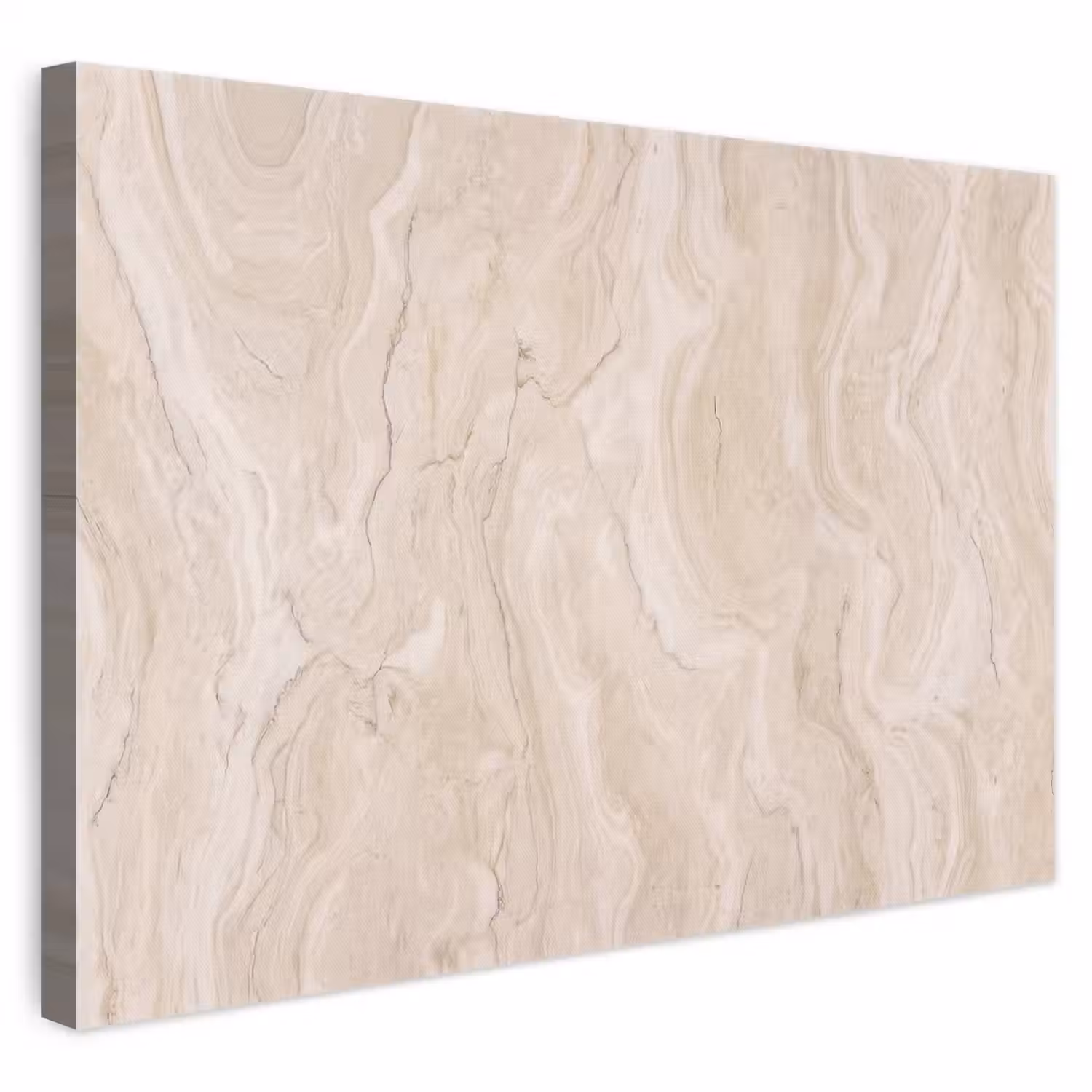 Marmer - Patroon - Beige - Steen - Abstract canvas 2cm klein -3d