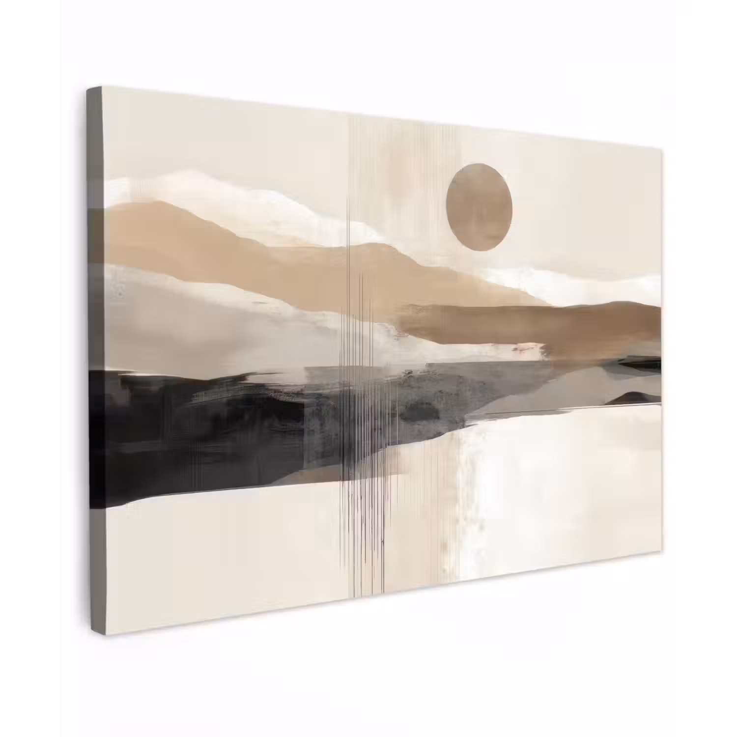 Minimalistisch - Landschap - Dimensie canvas 2cm klein -z3d