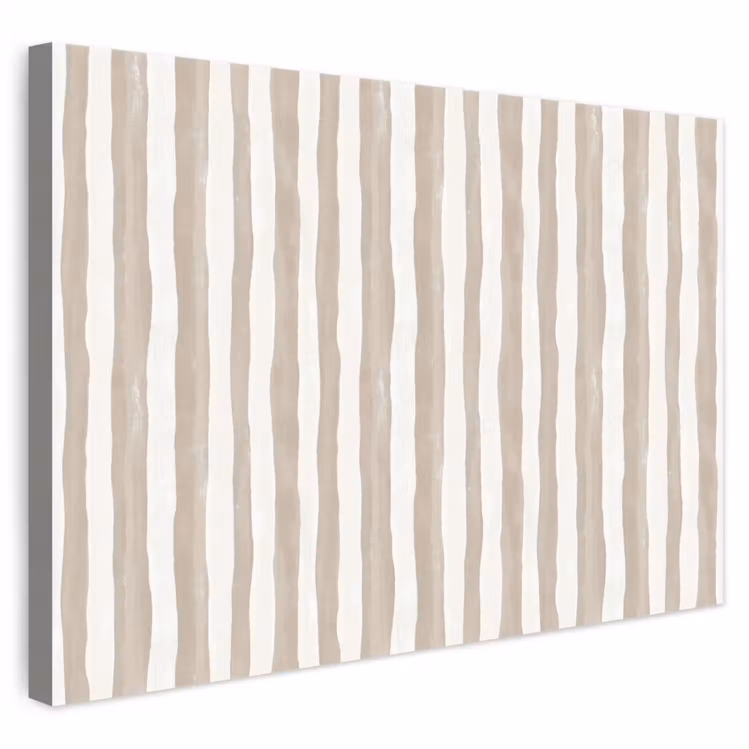 Minimalistisch - Strepen - Beige canvas 2cm klein 34 -3d
