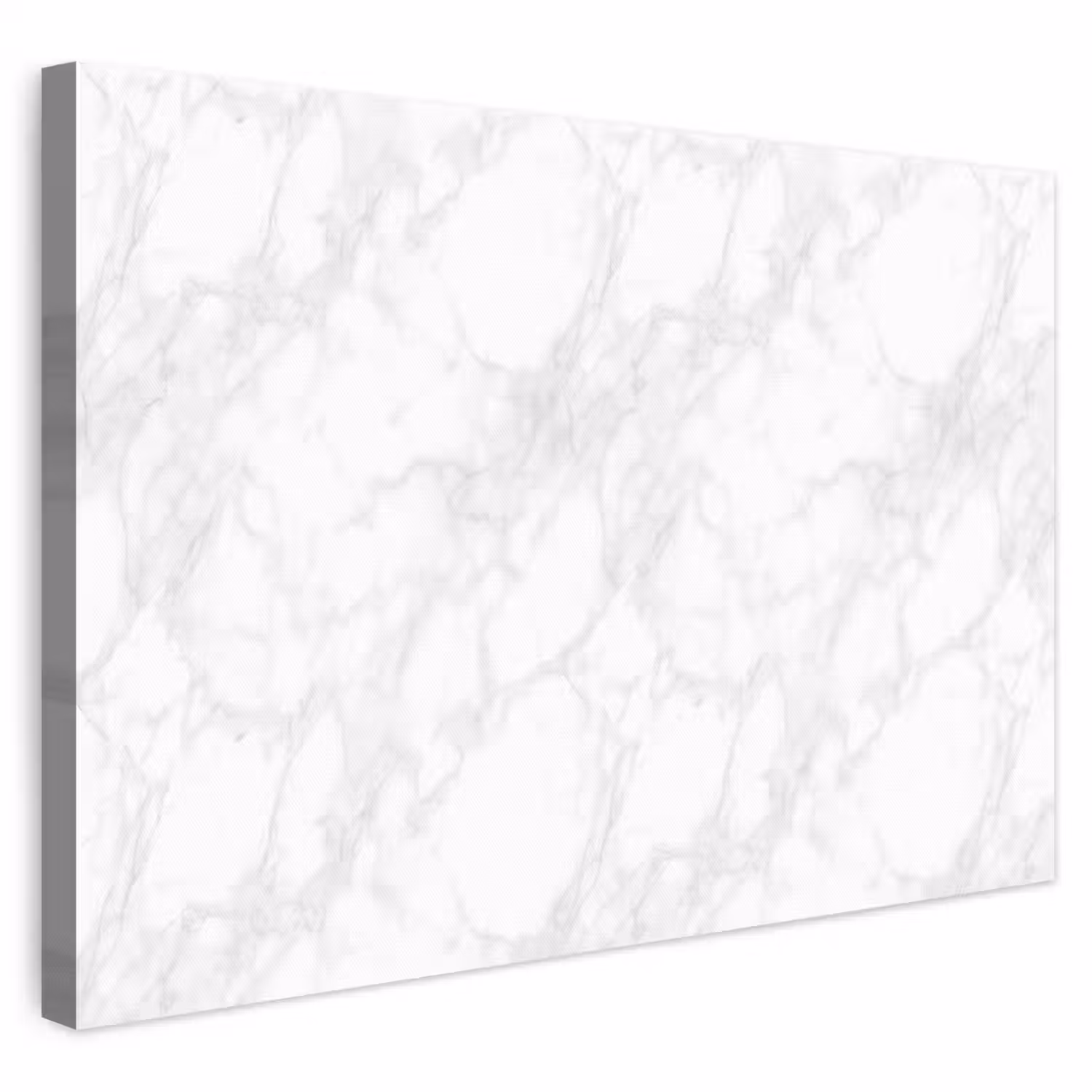 Minimalistisch - Wit - Grijze aders canvas 2cm klein 34 -3d