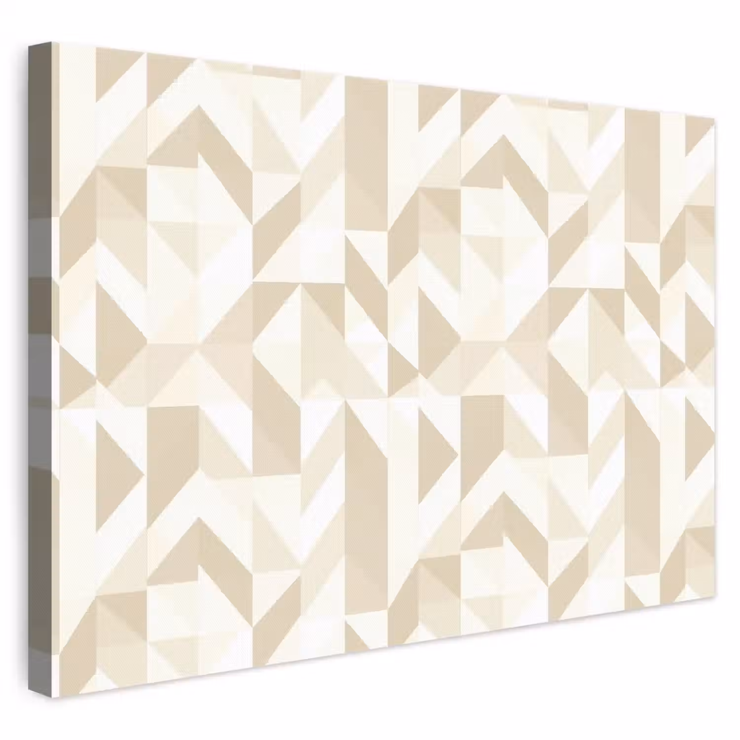 Modern - Abstract - Beige canvas 2cm klein 34 -3d