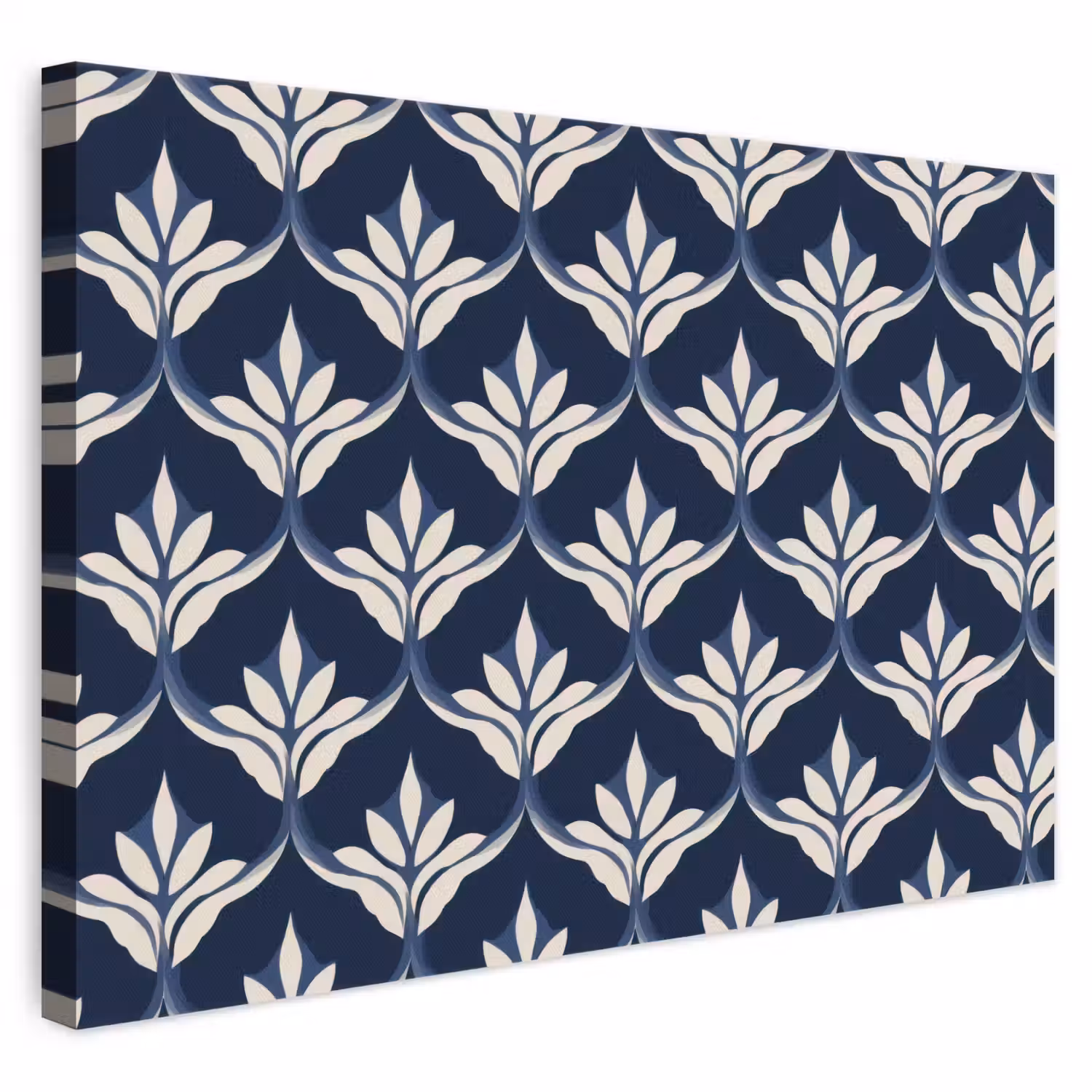 Modern - Ontwerp - Blauw canvas 2cm klein 34 -3d