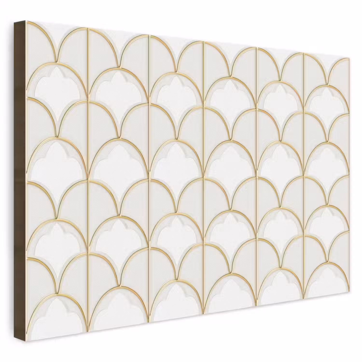 Mozaïek - Bogen - Goud canvas 2cm klein 34 -3d