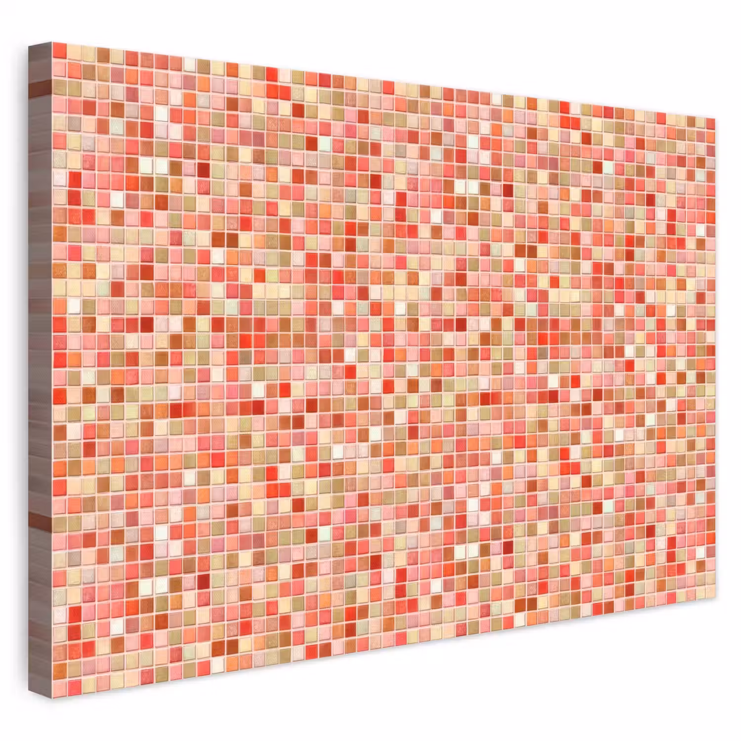 Mozaïek - Tegel - Patroon - Kleurrijk canvas 2cm klein 34 -3d