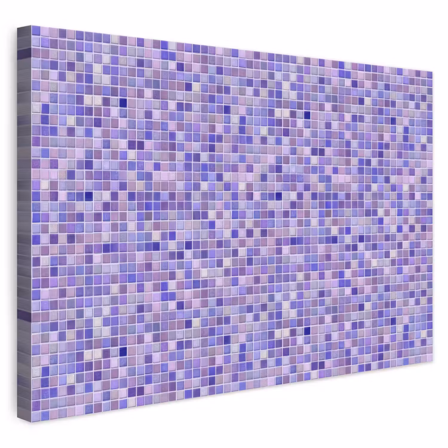 Mozaïek - Tegels - Lila - Amethist canvas 2cm klein 34 -3d
