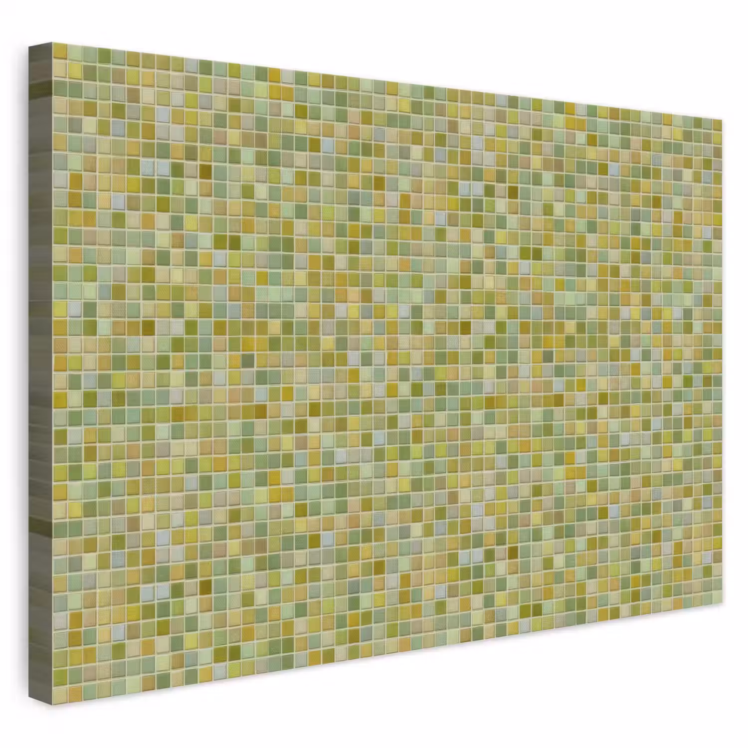 Mozaïek - Patroon - Groen canvas 2cm klein 34 -3d
