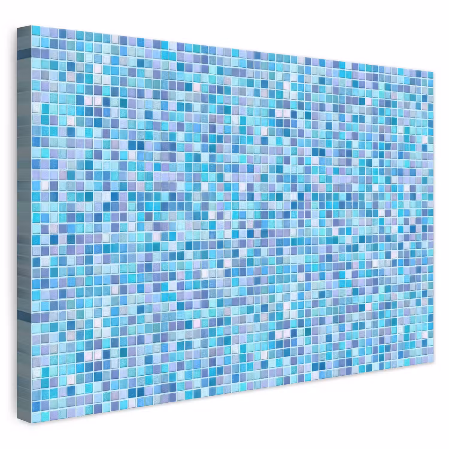 Mozaïek - Patroon - Turquoise canvas 2cm klein 34 -3d