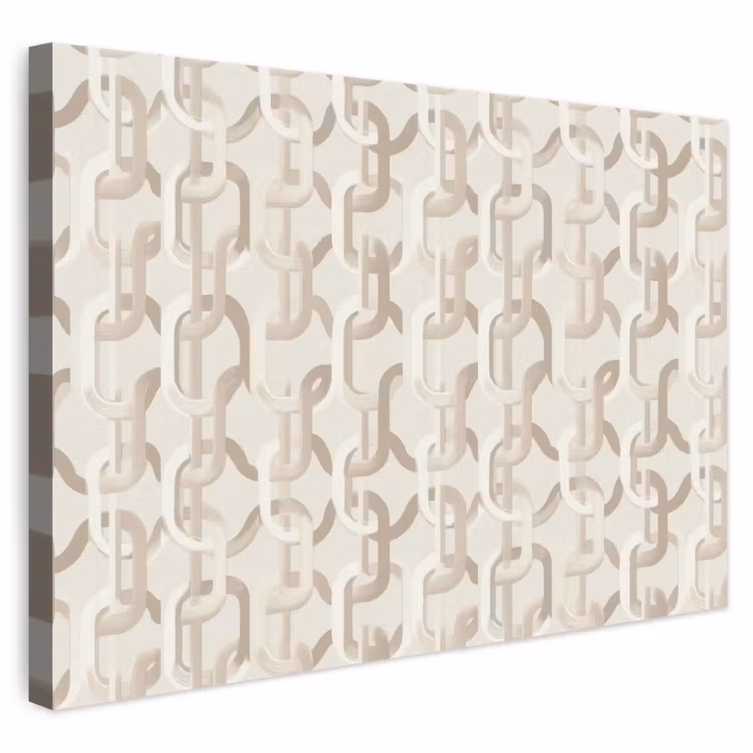 Motief - Abstract - Beige canvas 2cm klein 34 -3d