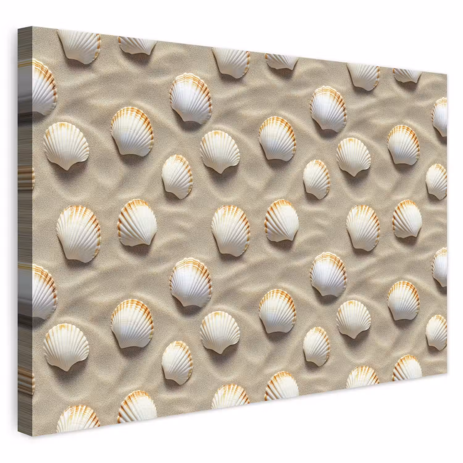 Schelpen - Zand - Maritiem canvas 2cm klein 34 -3d