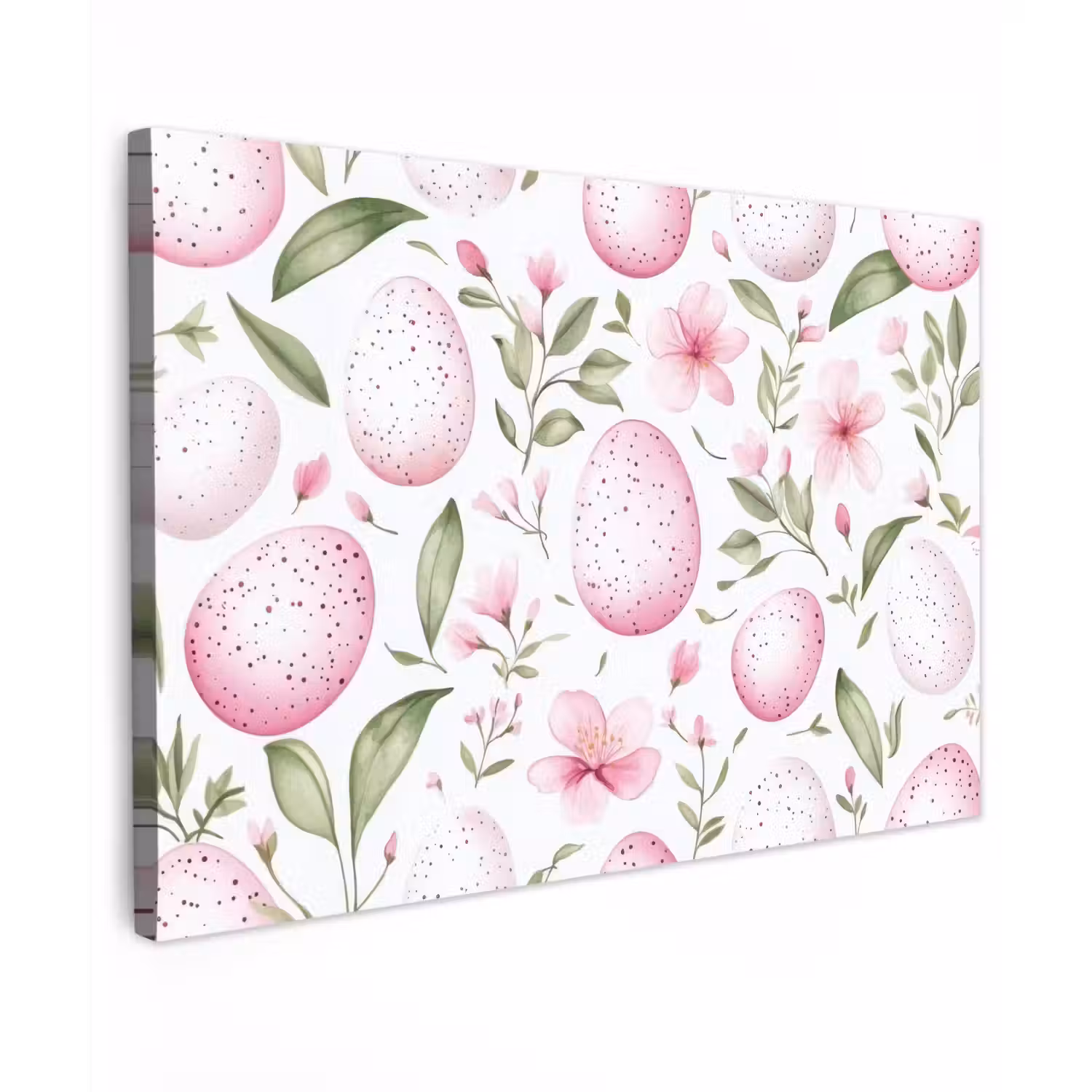 Patroon - Eieren - Roze - Pasen canvas 2cm klein -z3d