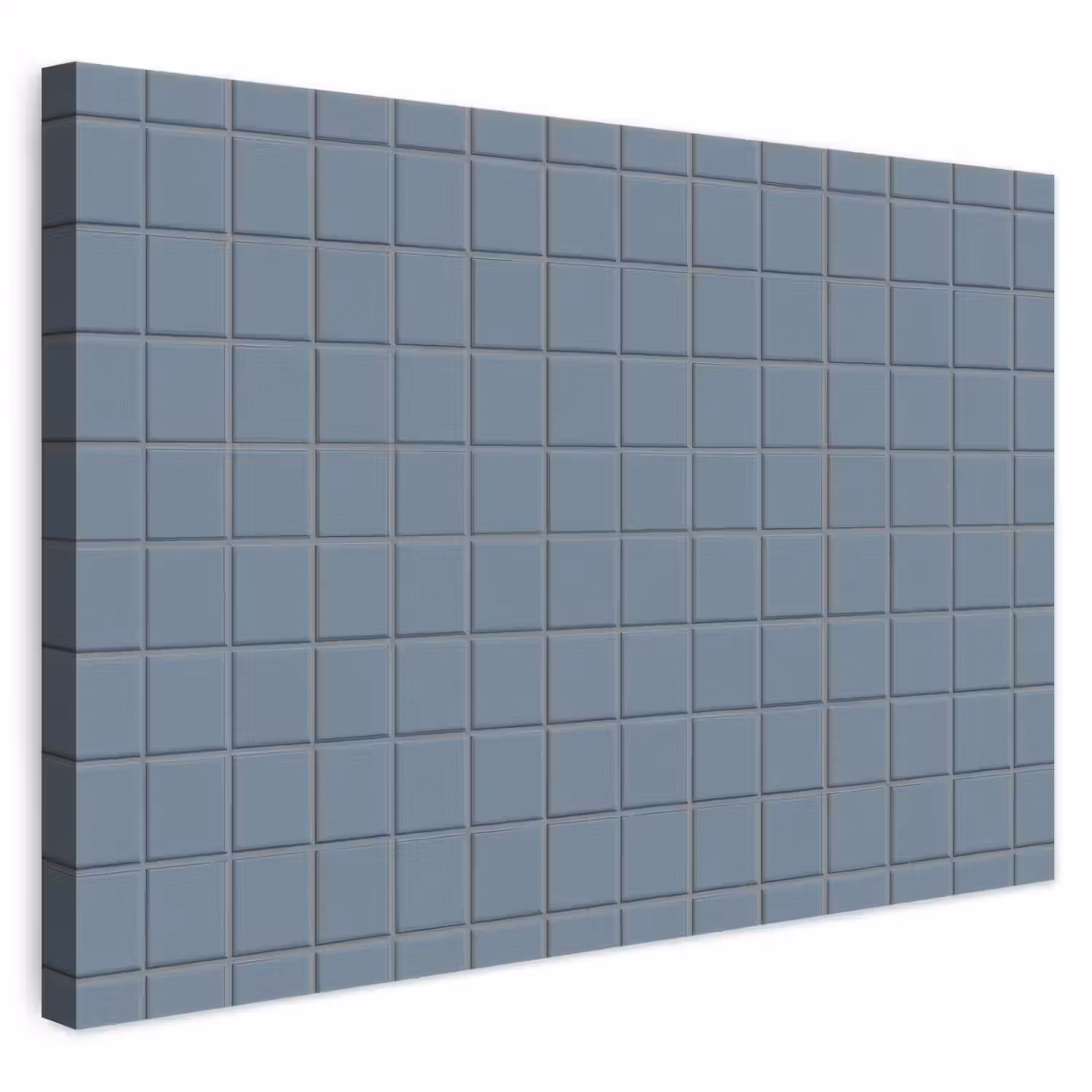 Patroon - Tegel - Blauwgrijs canvas 2cm klein 34 -3d