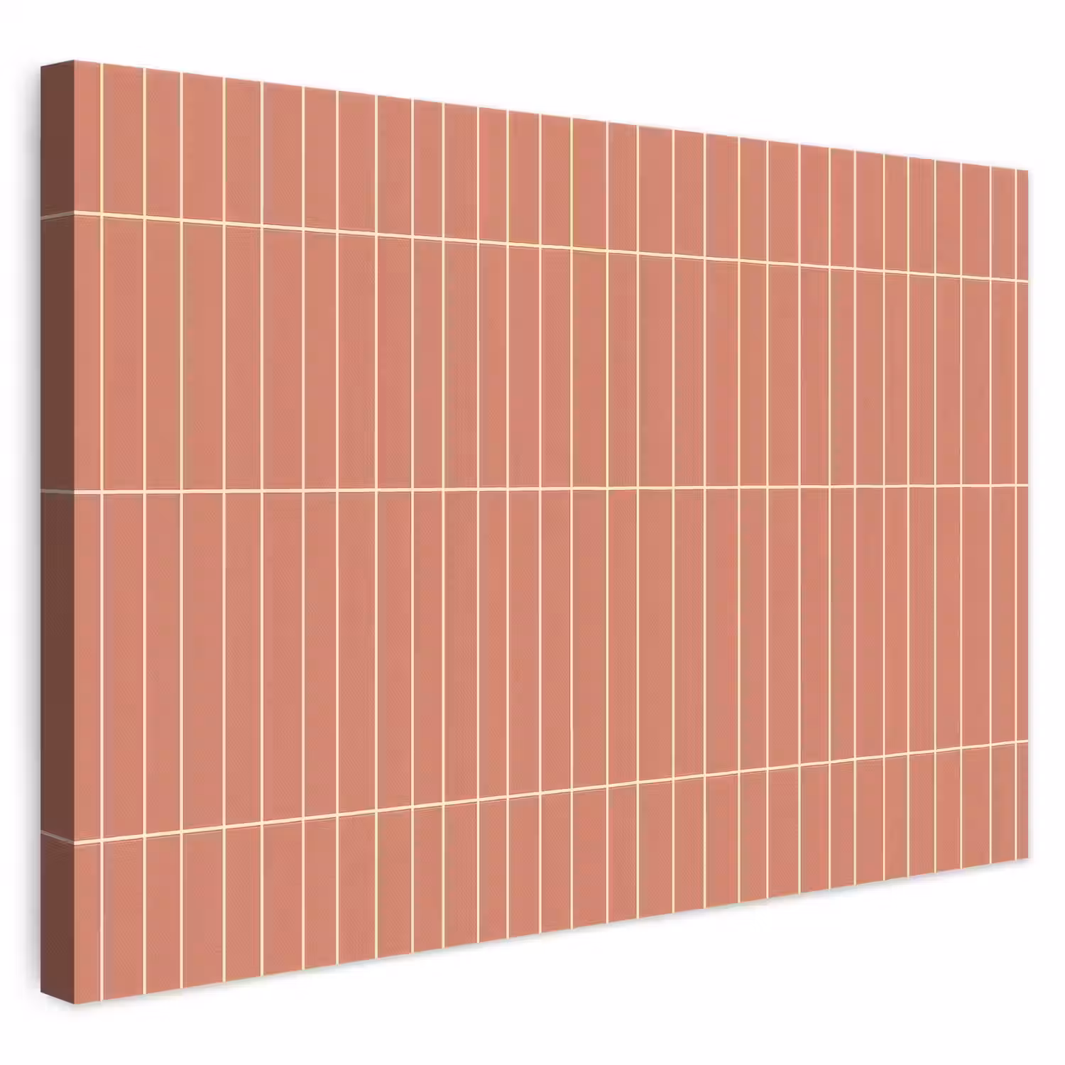 Patroon - Tegels - Terracotta canvas 2cm klein 34 -3d