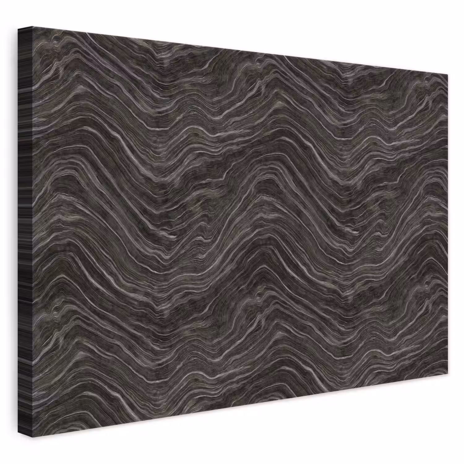 Patroon - Contrast - Antraciet canvas 2cm klein 34 -3d