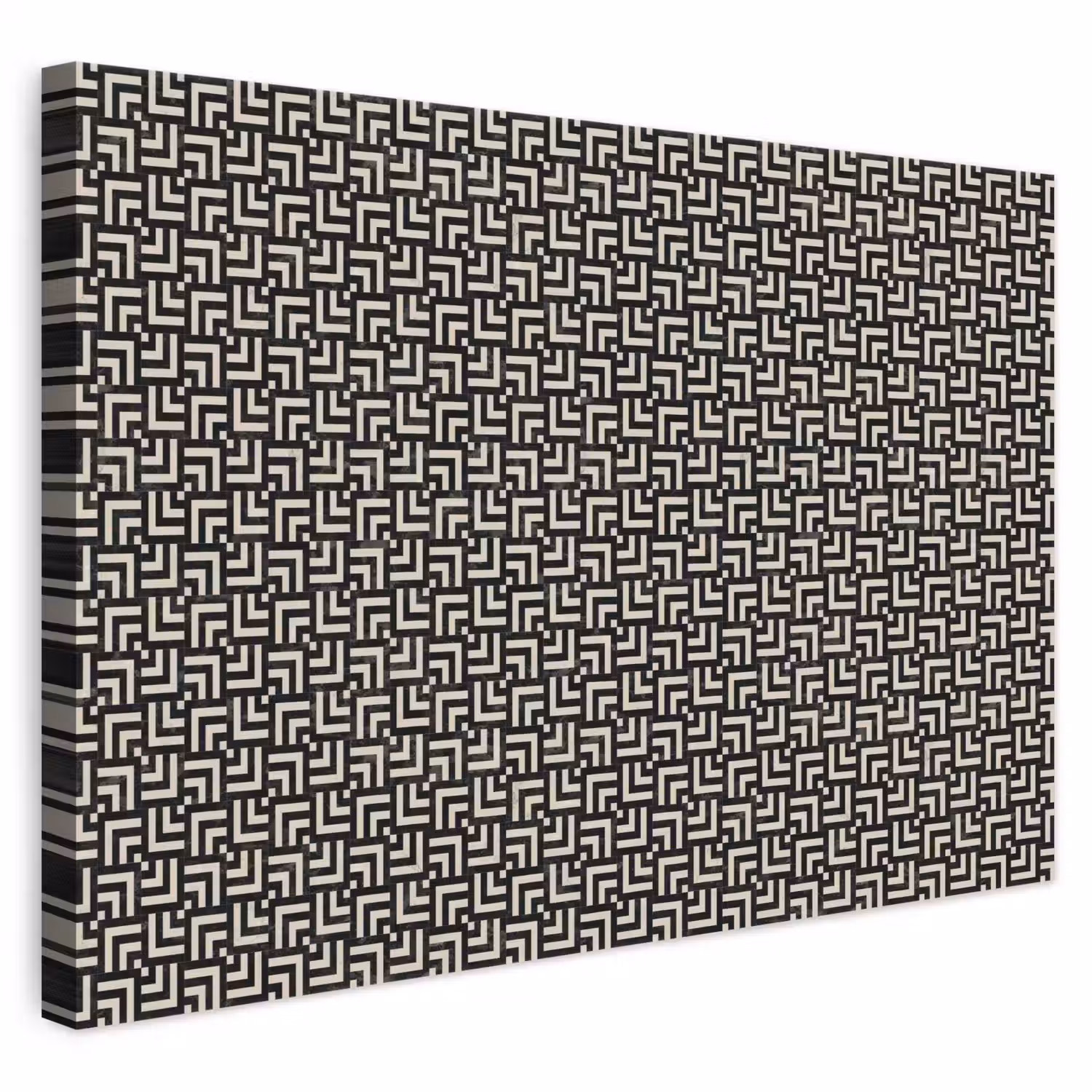 Patroon - Marmer - Zwart canvas 2cm klein 34 -3d