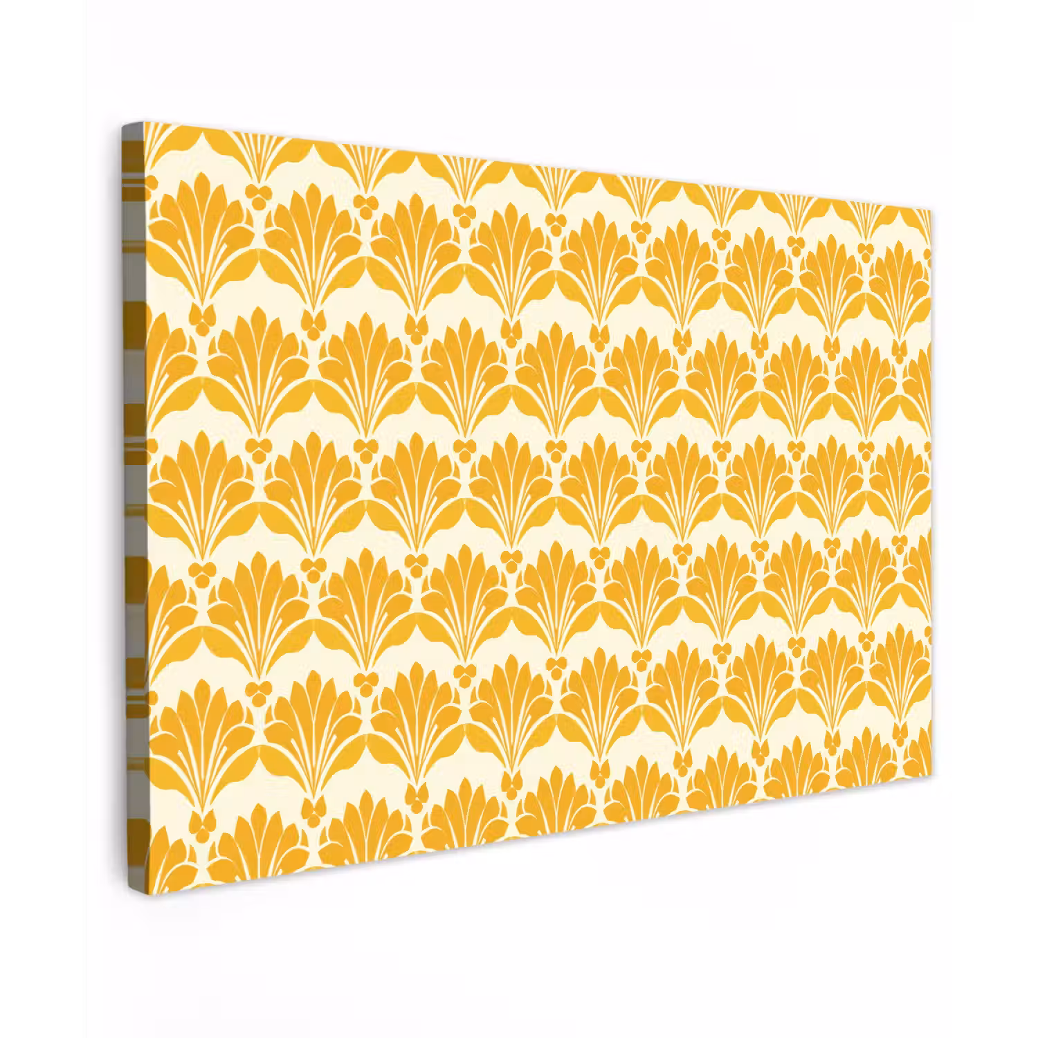 Patroon - Motief - Geel canvas 2cm klein 34 -z3d