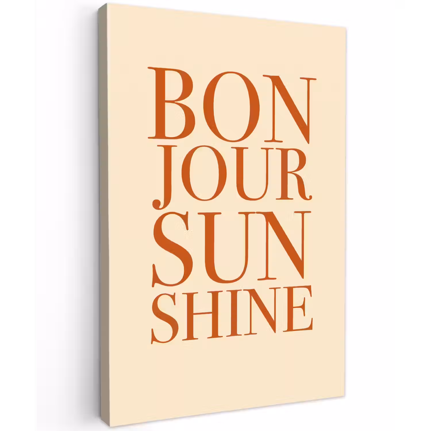 Oranje - Quote - Sun canvas 2cm klein -z3d