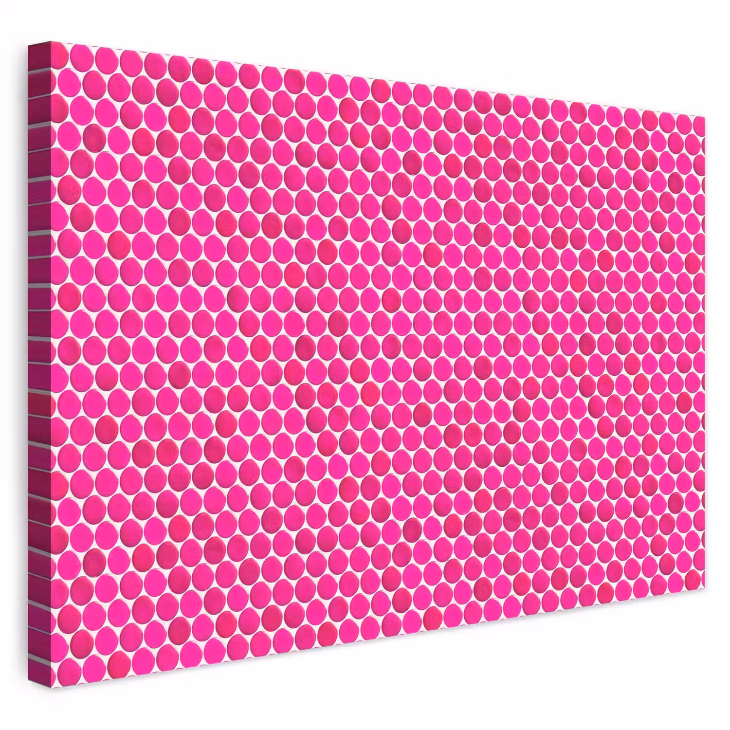 Penny - Mozaïek - Felroze canvas 2cm klein 34 -3d