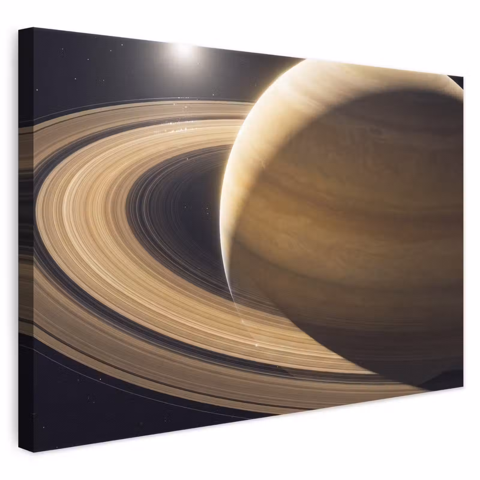 Leinwandbild - Planet – Ringe – Weltraum - Planeet - Ringen - Ruimte canvas 2cm klein
