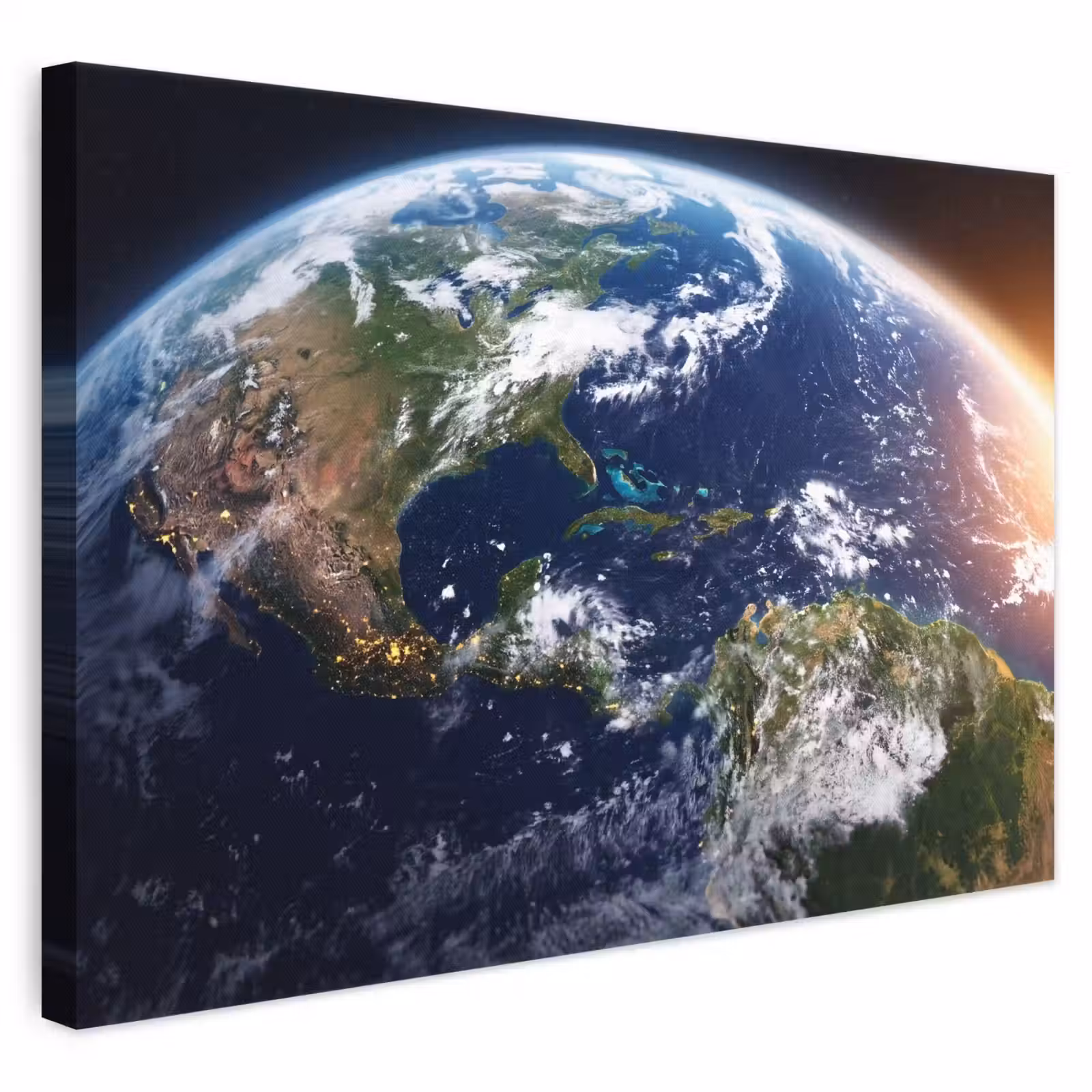 Leinwandbild - Planet – Weltraum – Kosmos - Planeet - Ruimte - Kosmos canvas 2cm klein