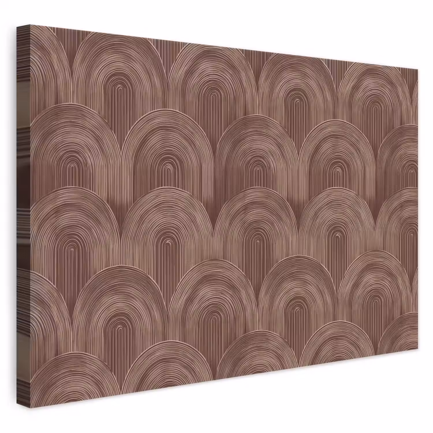 Ritmisch - Effect - Bruin canvas 2cm klein 34 -3d