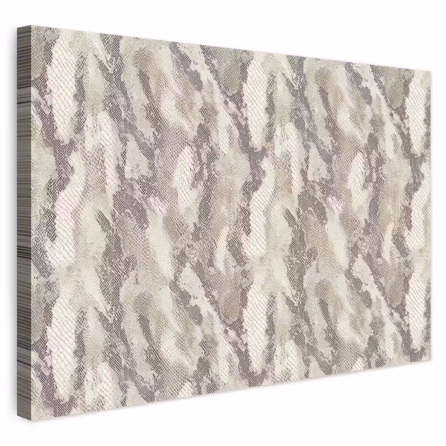 Slang - Patroon - Taupe canvas 2cm klein 34 -3d
