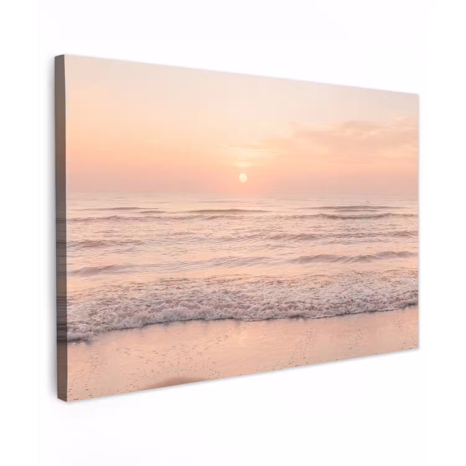 Zon - Strand - Roze canvas 2cm klein -z3d