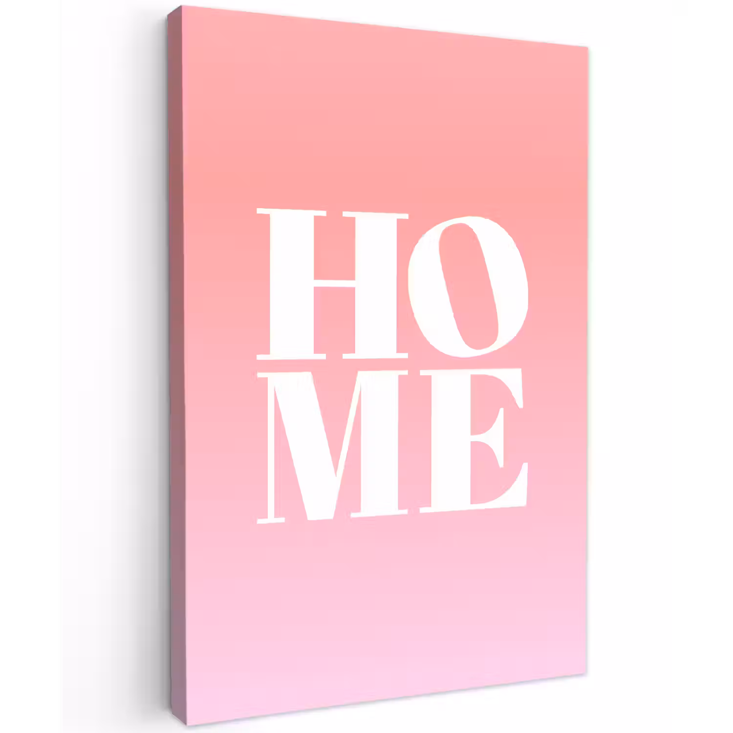 Home - Letters - Groot - Roze canvas 2cm klein -z3d