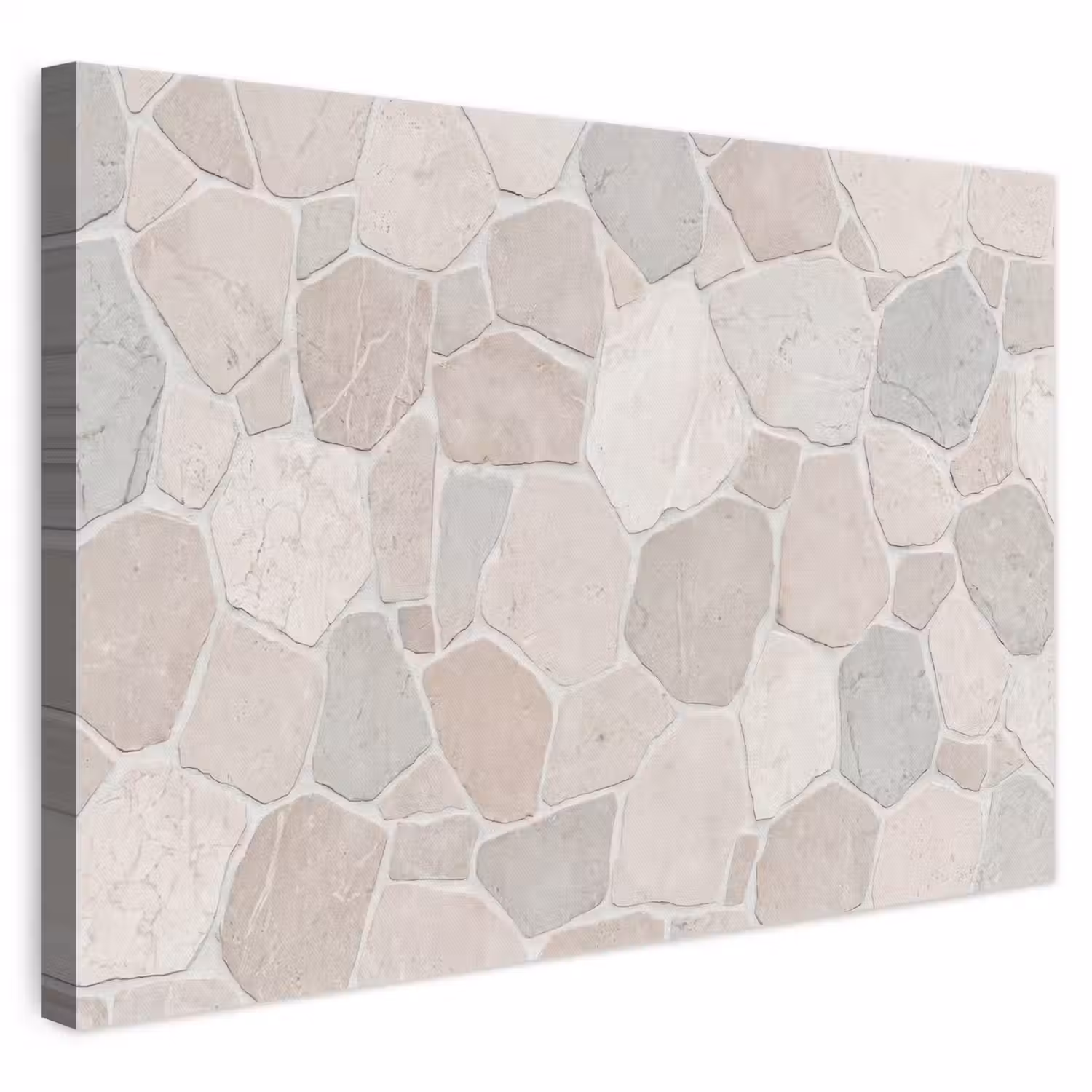 Steen - Patroon - Textuur - Beige canvas 2cm klein -3d