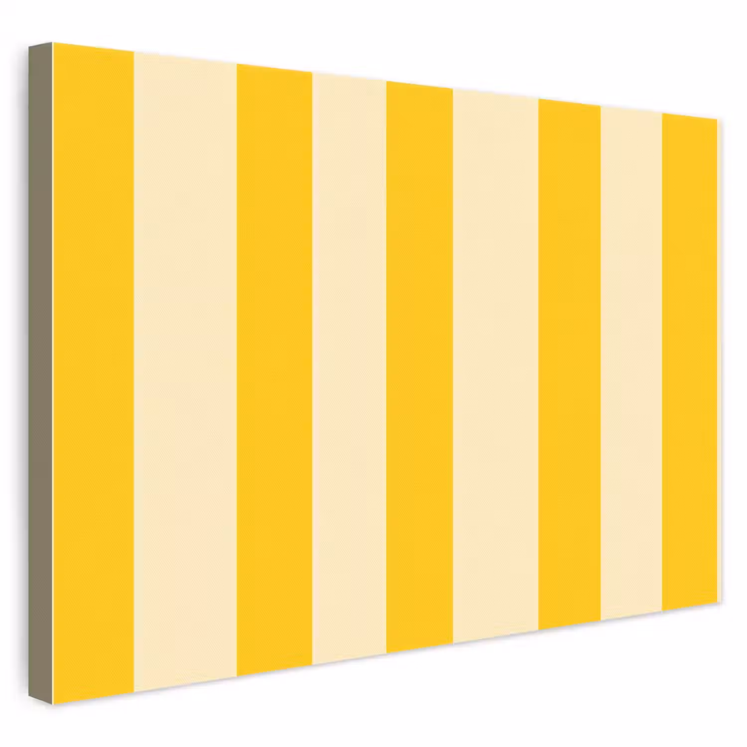 Strepen - Klassiek - Geel canvas 2cm klein 34 -3d