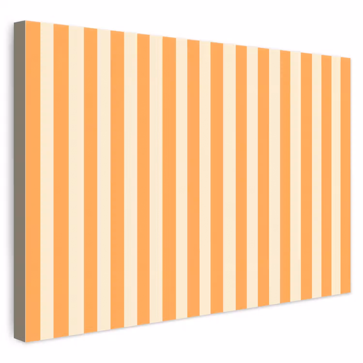 Strepen - Patroon - Oranje canvas 2cm klein 34 -3d