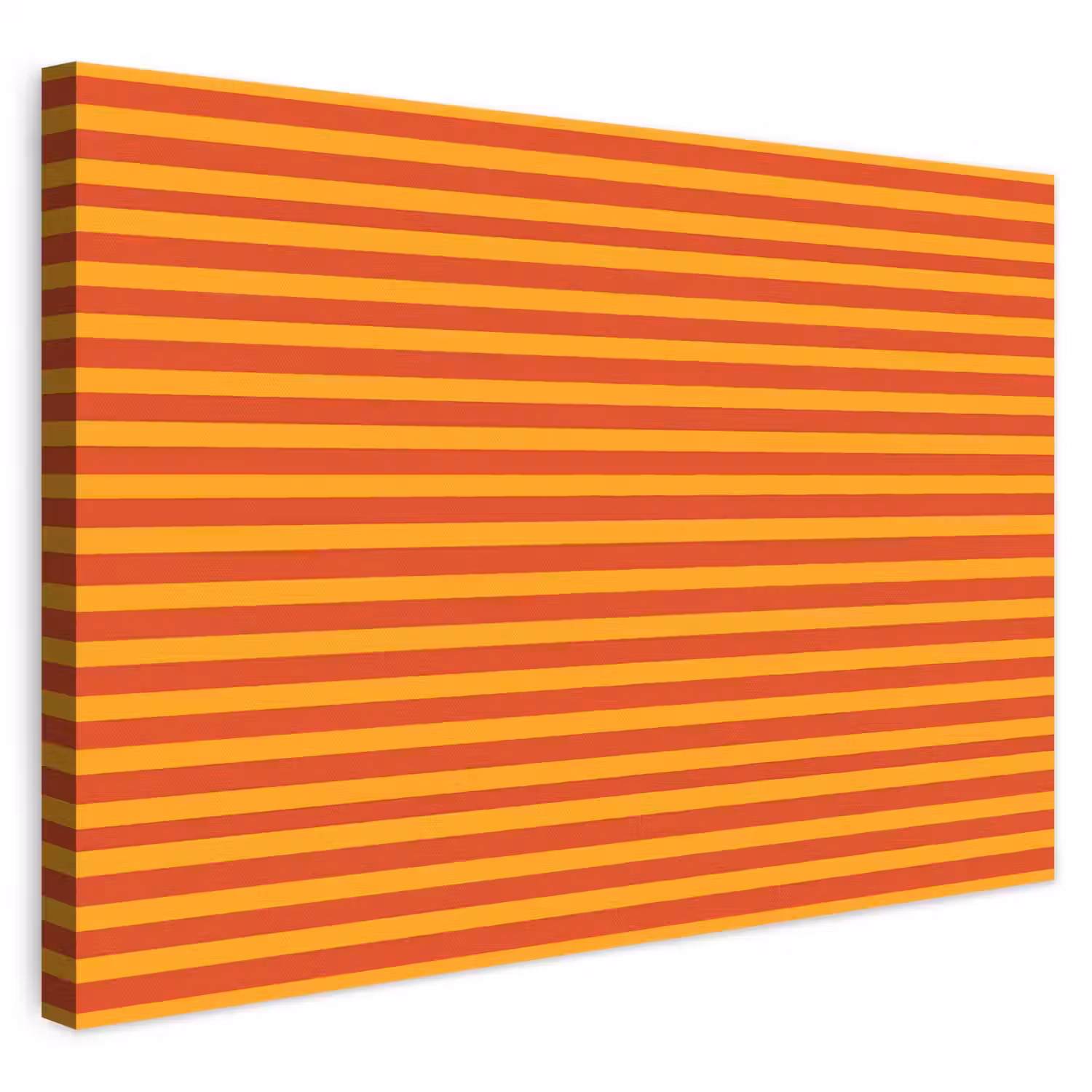 Strepen - Patroon - Oranje canvas 2cm klein 34 -3d