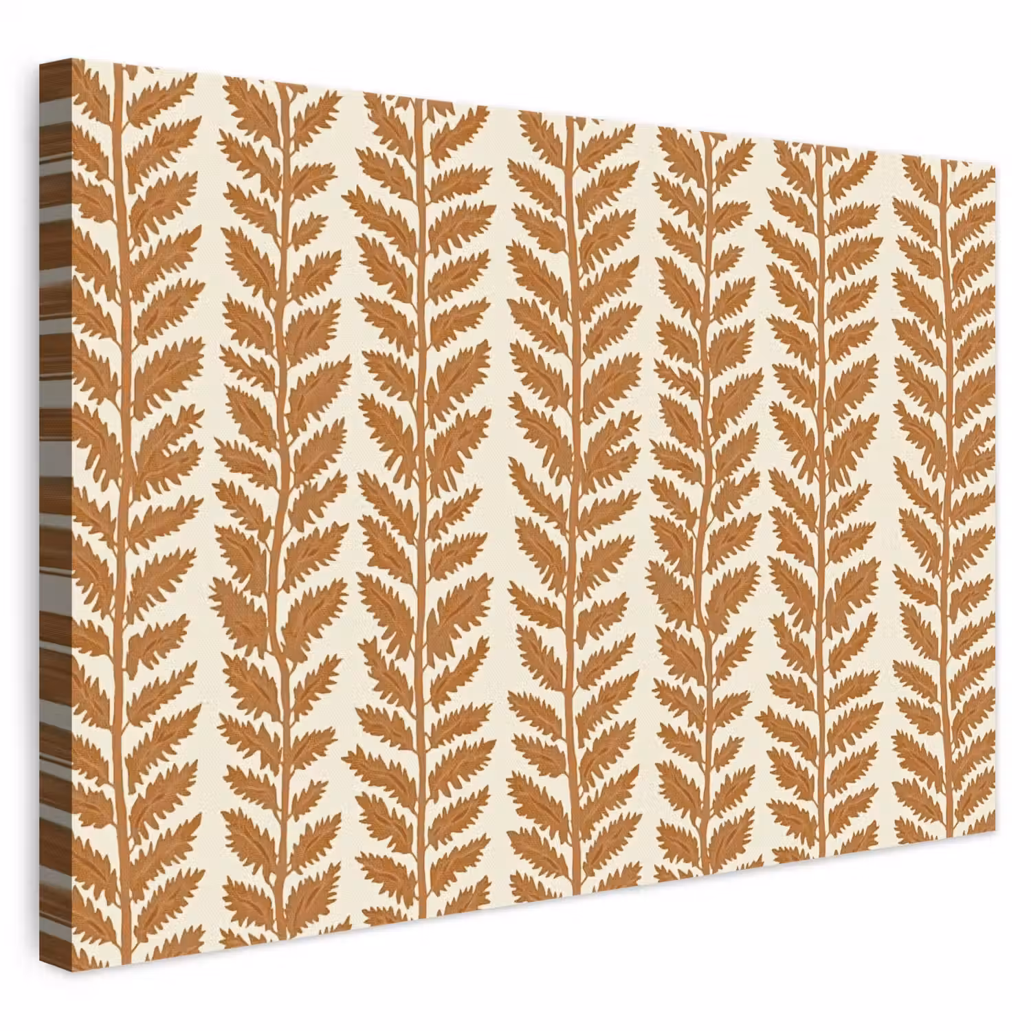 Textuur - Bladeren - Oker canvas 2cm klein 34 -3d