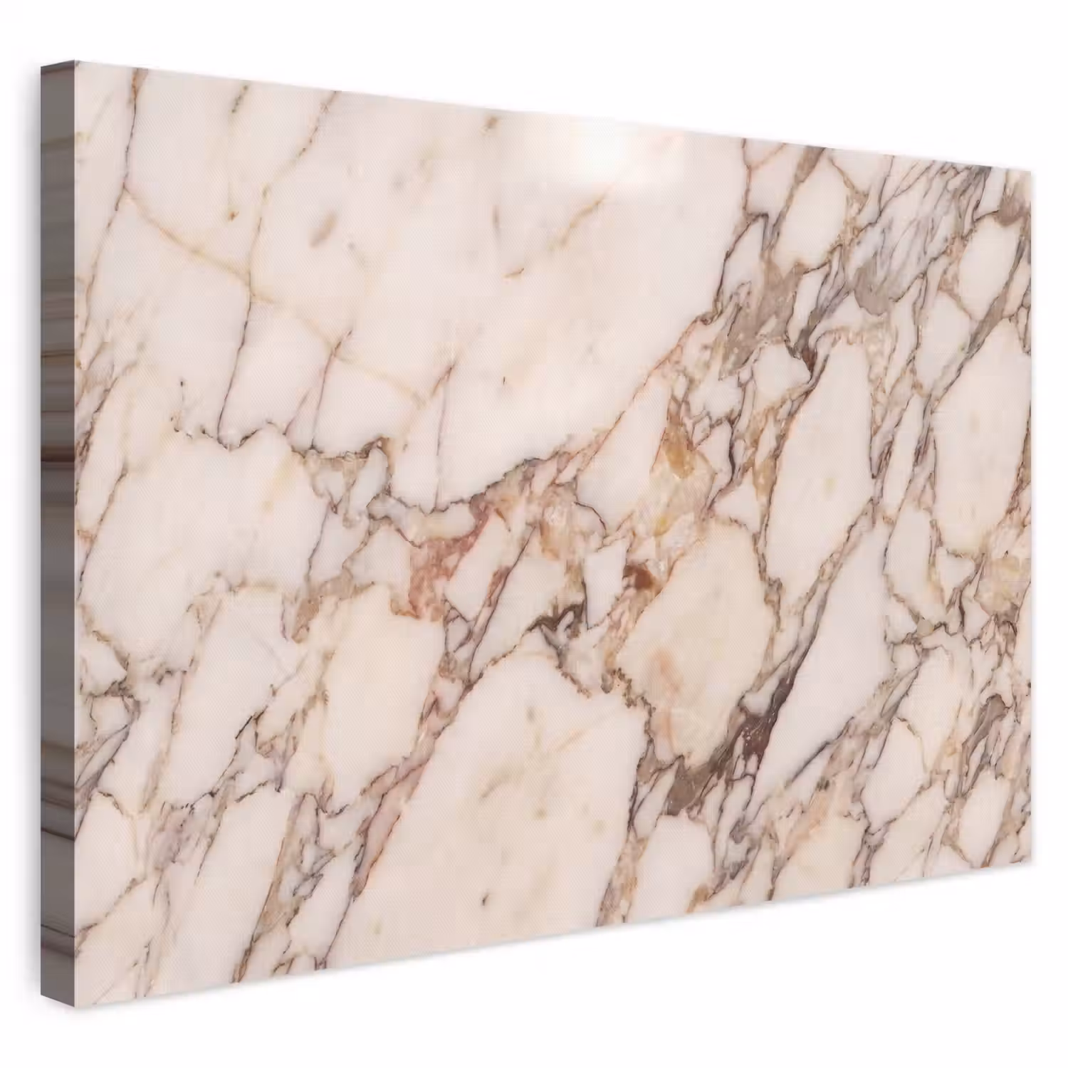 Textuur - Gesteente - Aderen - Abstract - Wit canvas 2cm klein -3d