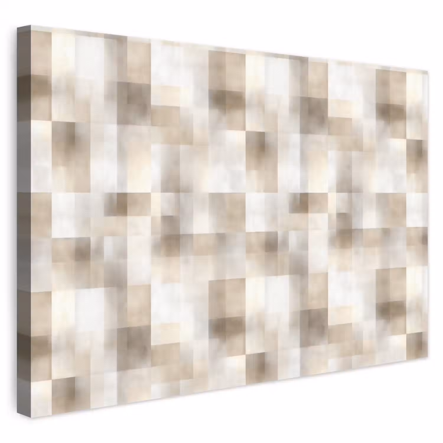 Textuur - Linnen - Beige canvas 2cm klein 34 -3d