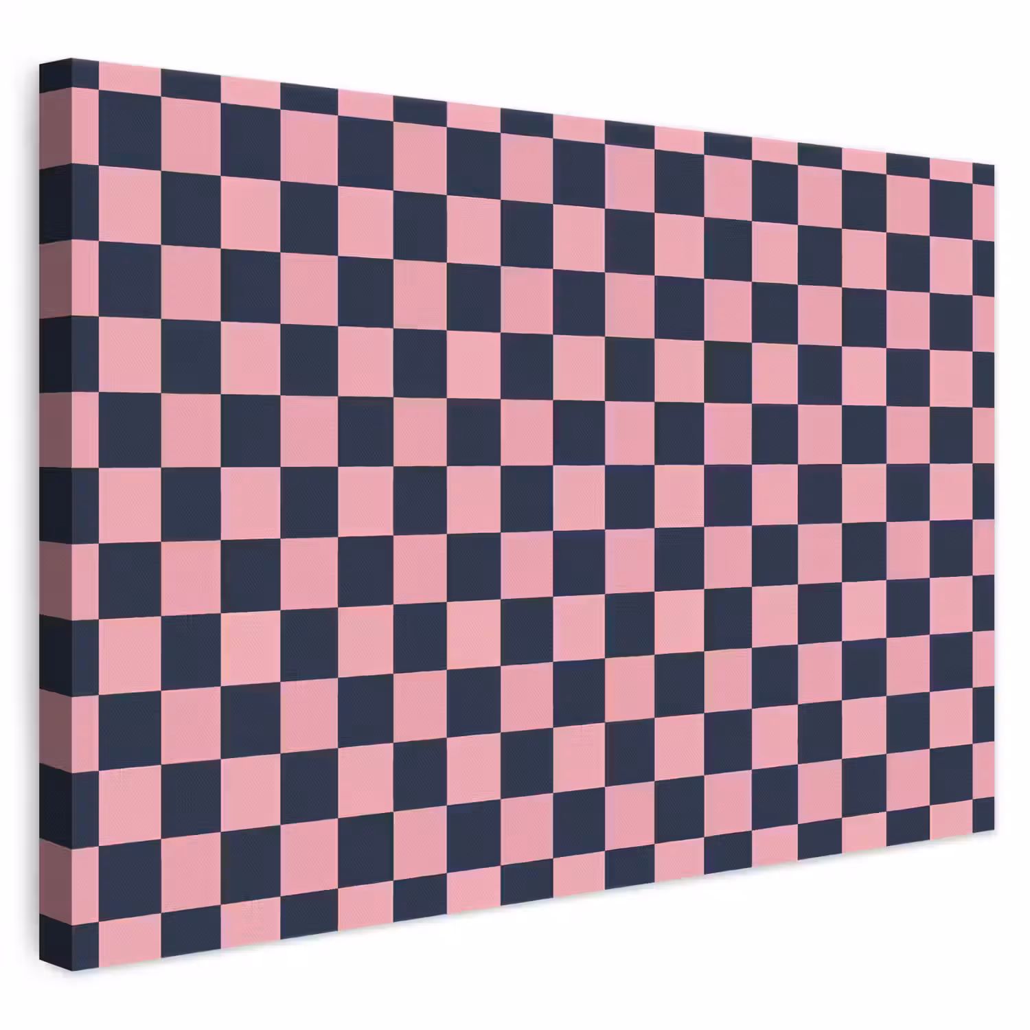 Traditioneel - Patroon - Blauw - Roze canvas 2cm klein 34 -3d