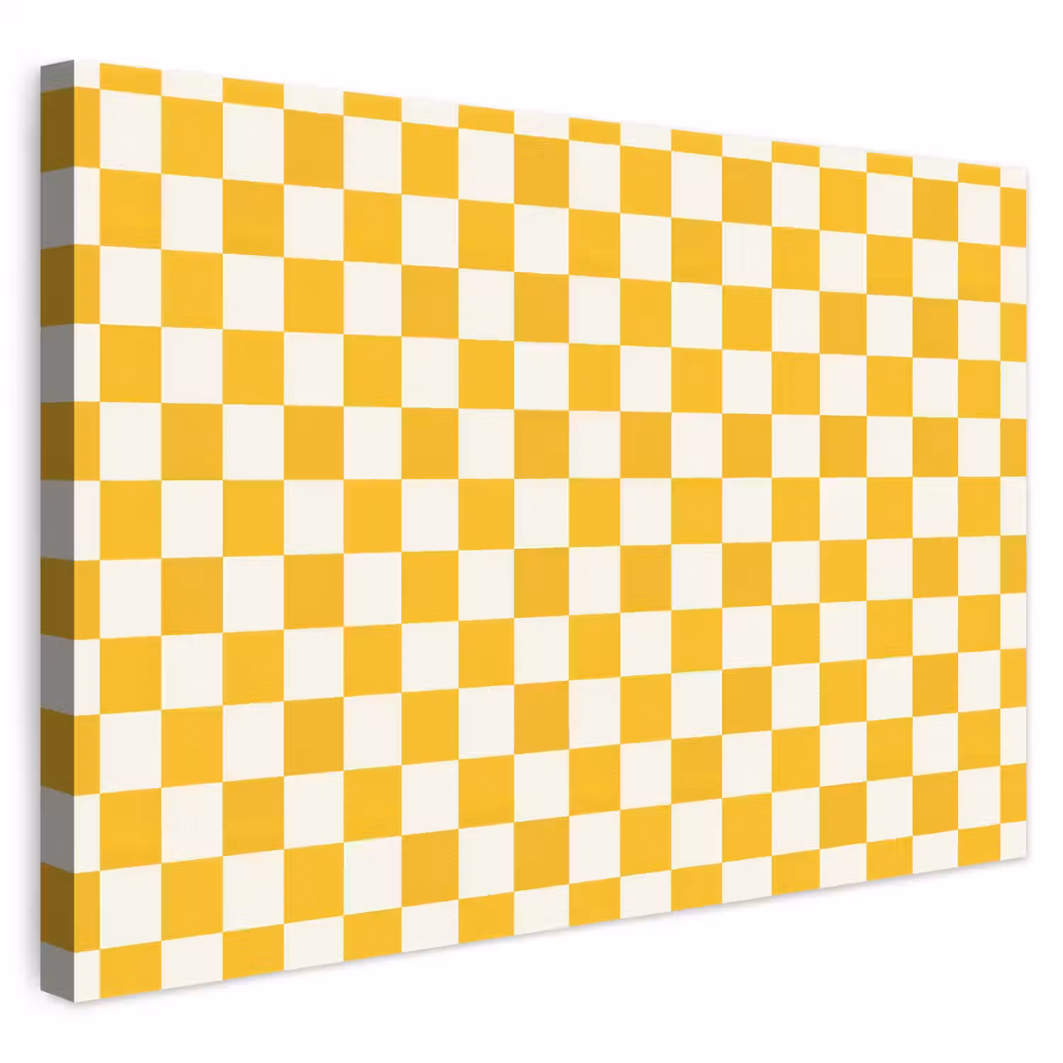 Traditioneel - Patroon - Geel canvas 2cm klein 34 -3d