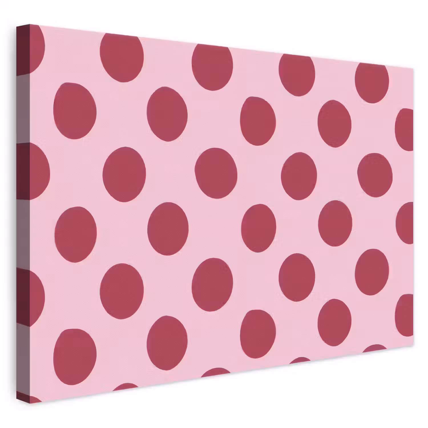 Stippen - Patroon - Bordeaux canvas 2cm klein 34 -3d