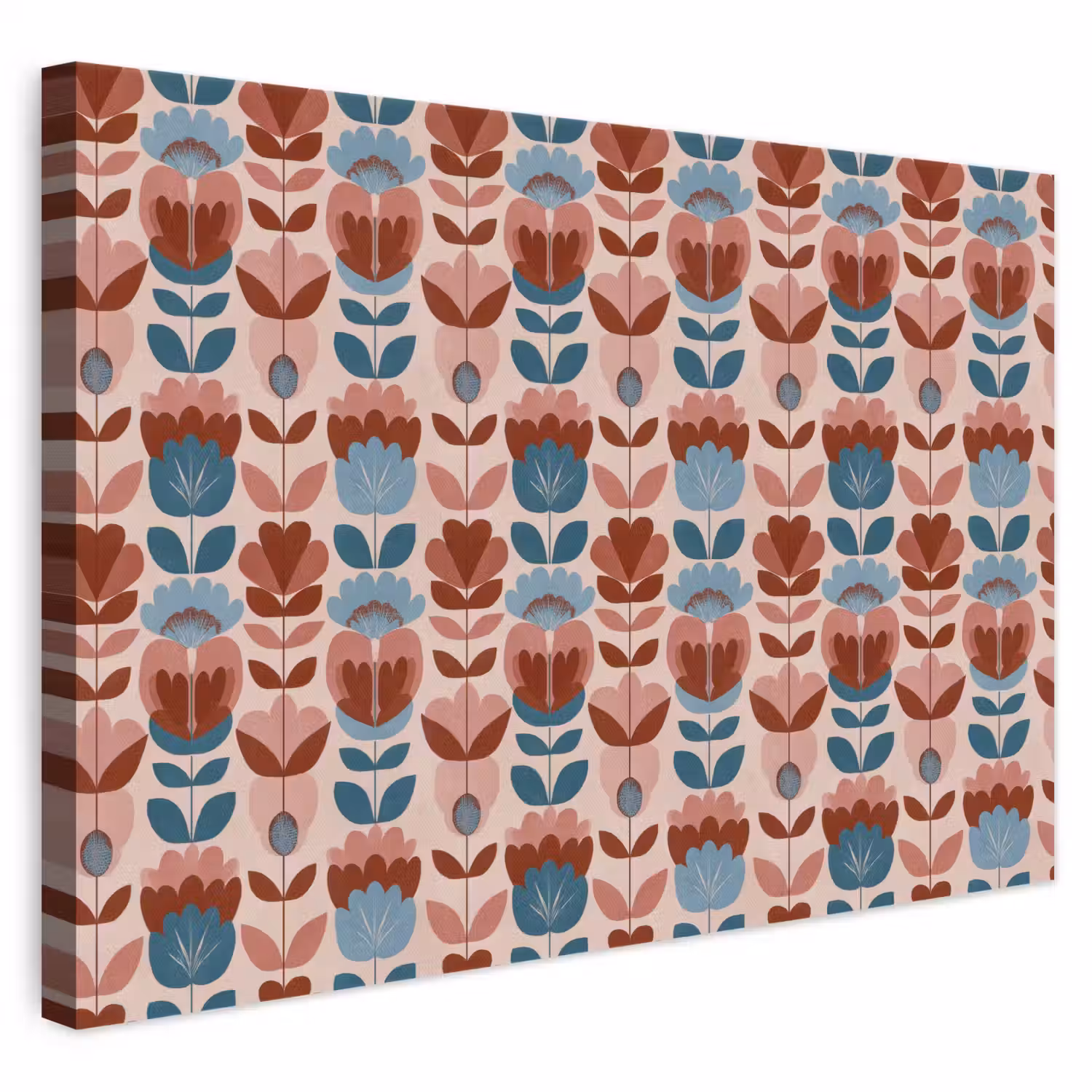 Vintage - Motief - Kleurrijk canvas 2cm klein 34 -3d