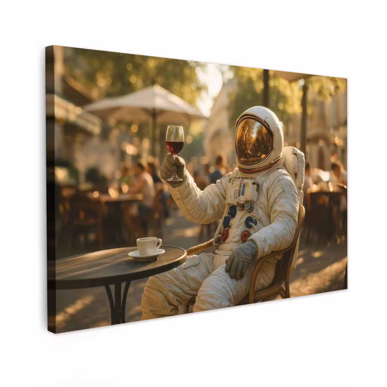 Wijn - Rood - Terras - Koffie canvas 2cm klein -z3d