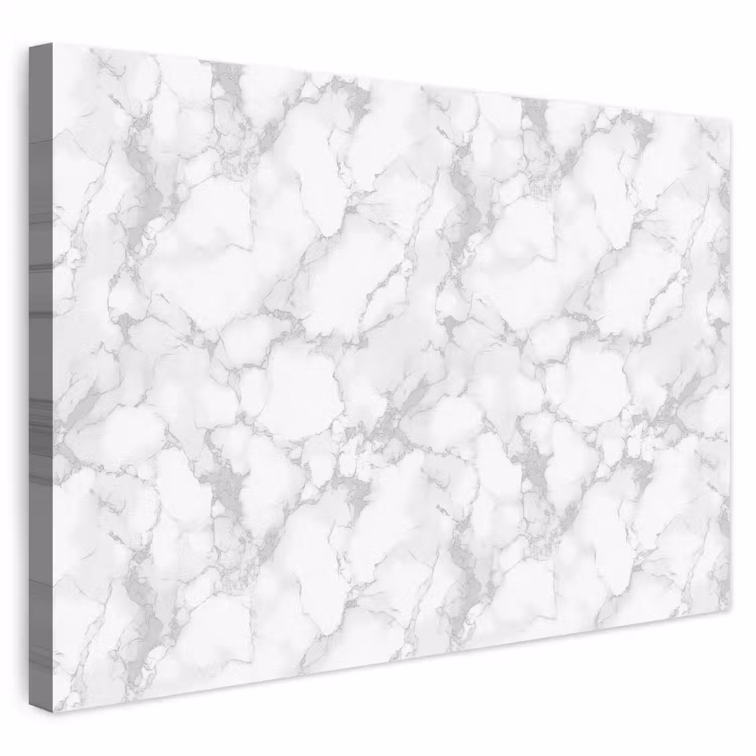 Wit - Marmer - Grijs canvas 2cm klein 34 -3d