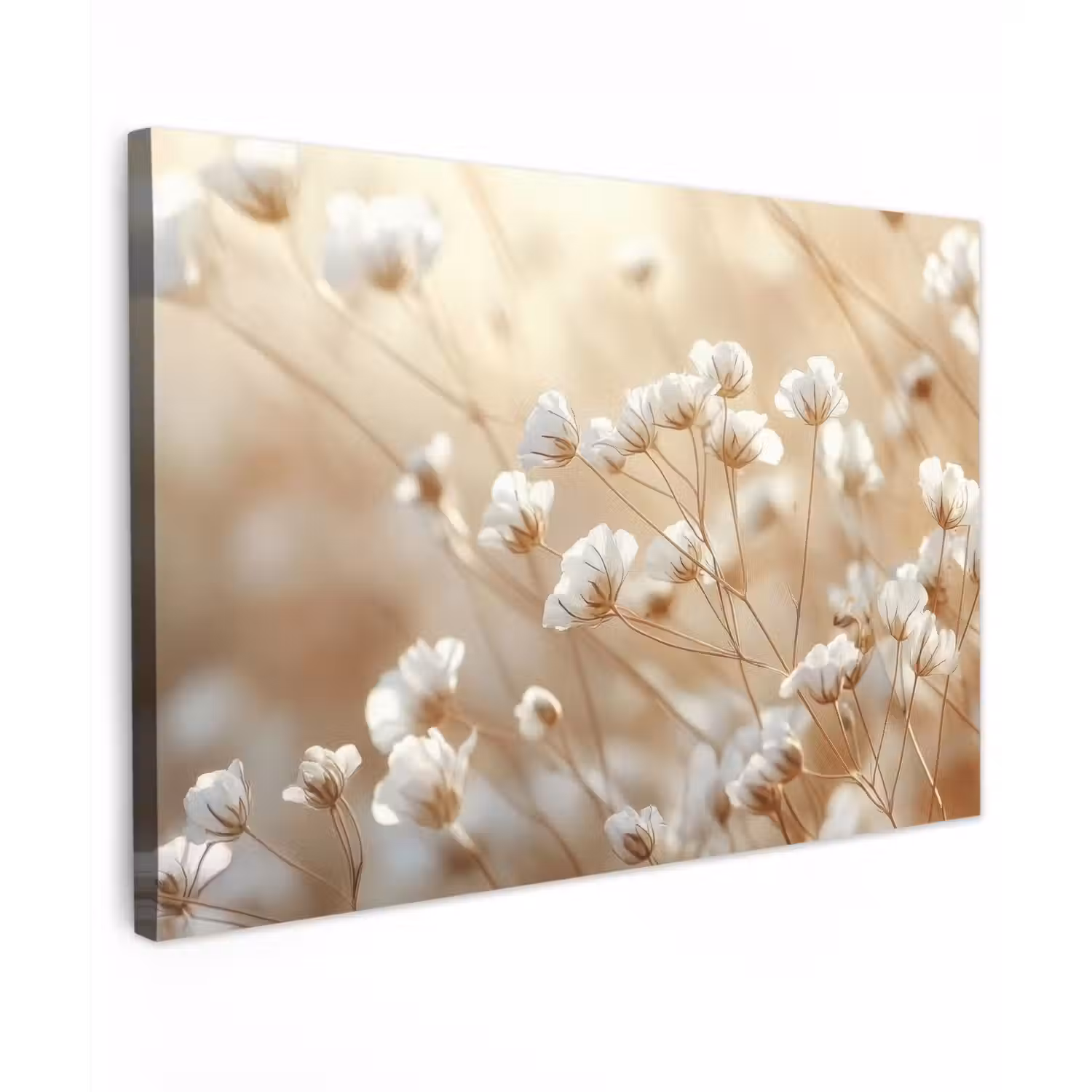 Wilde - Bloemen - Wit canvas 2cm klein -z3d