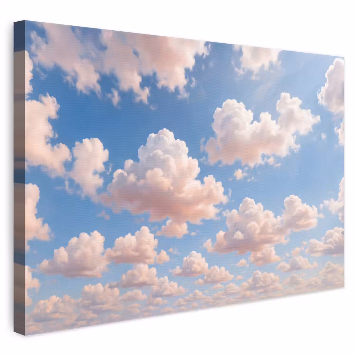 Wolken - Hemel - Natuur - Licht - Blauw canvas 2cm klein -3d