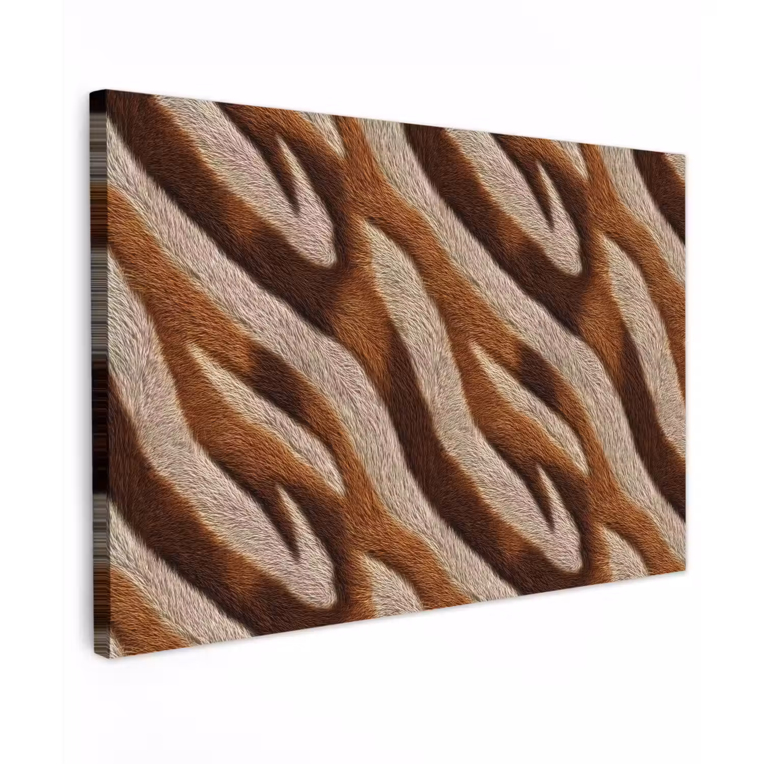 Zebra - Bruin - Patroon canvas 2cm klein 34 -z3d